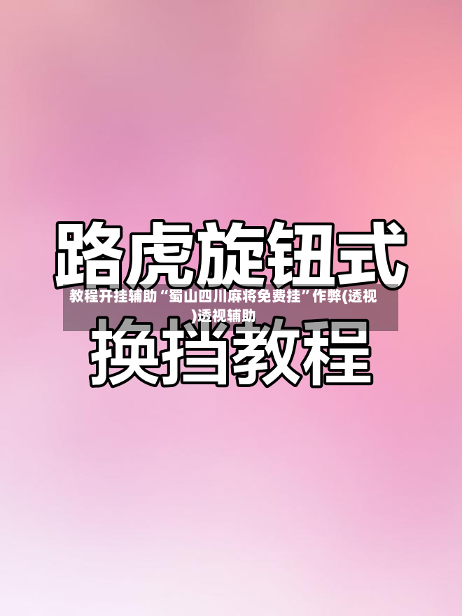 教程开挂辅助“蜀山四川麻将免费挂”作弊(透视)透视辅助-第2张图片