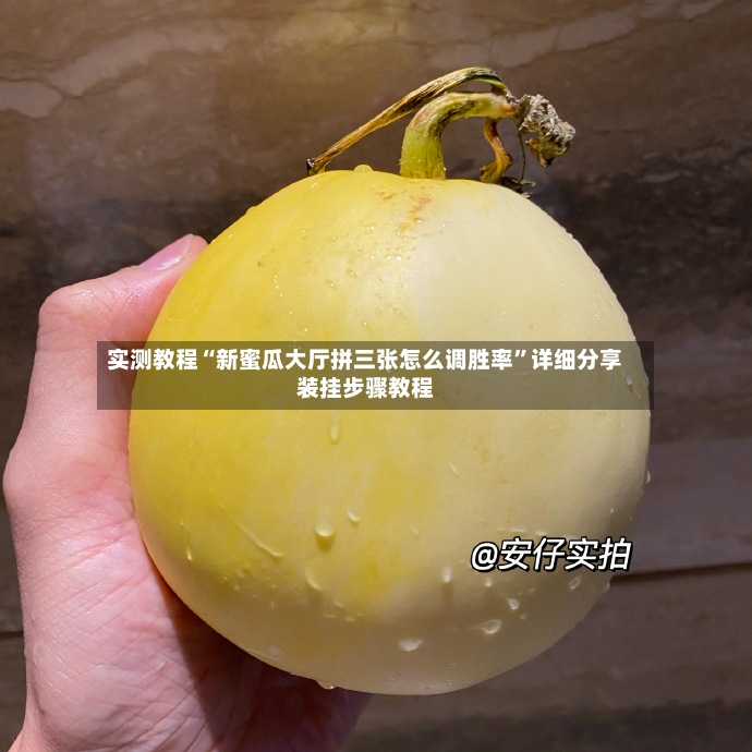 实测教程“新蜜瓜大厅拼三张怎么调胜率”详细分享装挂步骤教程-第2张图片