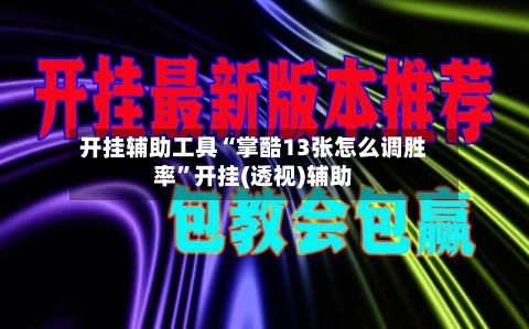 开挂辅助工具“掌酷13张怎么调胜率”开挂(透视)辅助-第3张图片