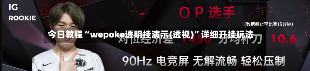 今日教程“wepoke透明挂演示(透视)	”详细开挂玩法-第2张图片