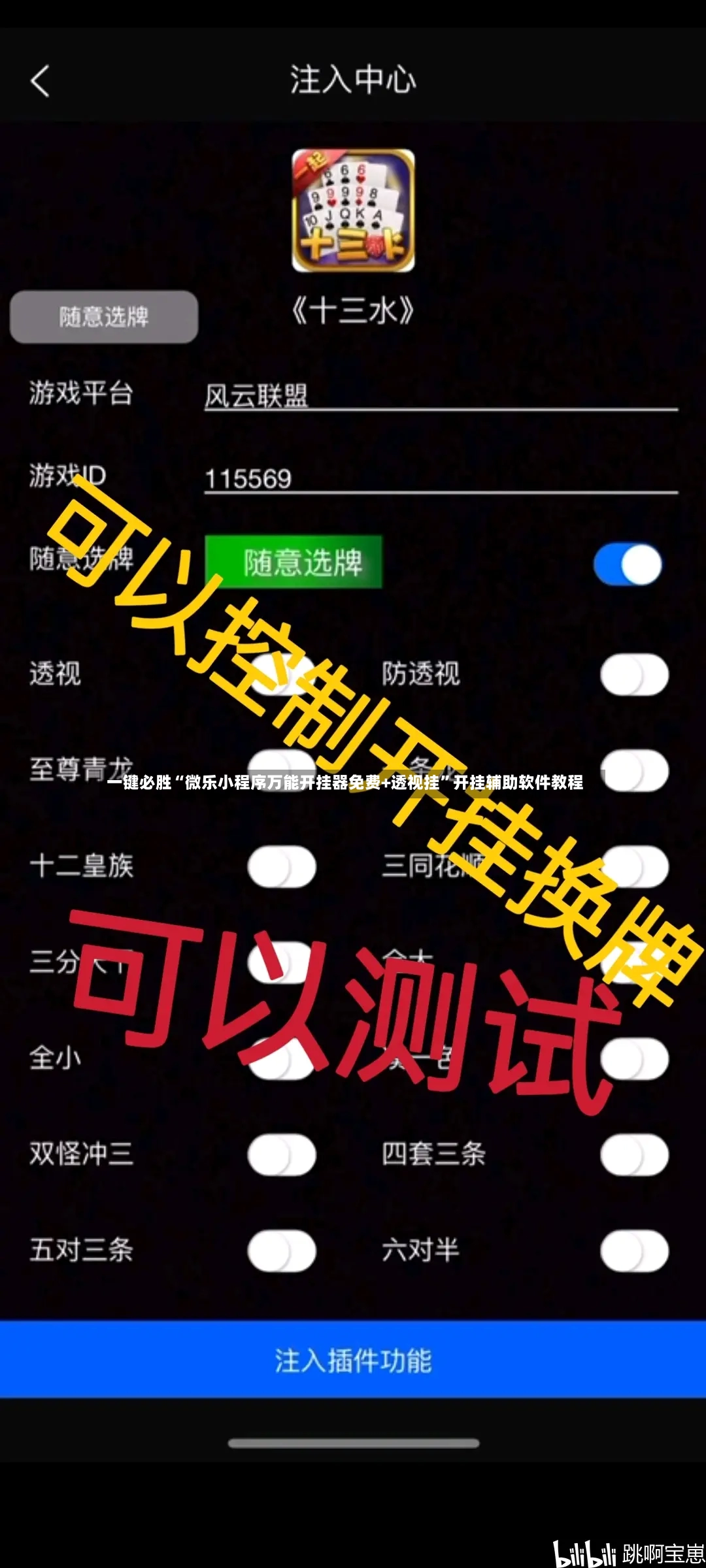 一键必胜“微乐小程序万能开挂器免费+透视挂”开挂辅助软件教程-第2张图片