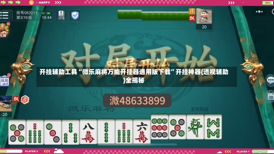 开挂辅助工具“微乐麻将万能开挂器通用版下载	”开挂神器{透视辅助}全揭秘-第2张图片