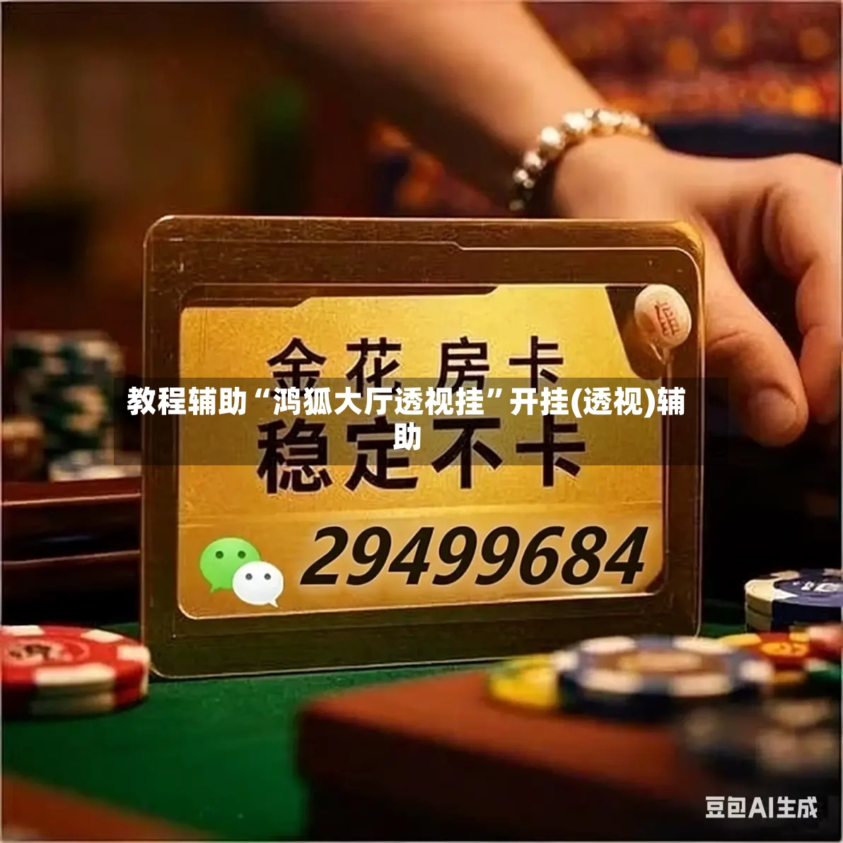 教程辅助“鸿狐大厅透视挂”开挂(透视)辅助-第2张图片