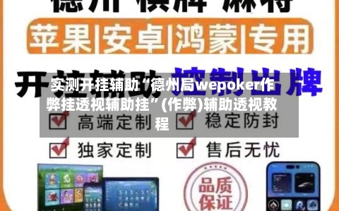 实测开挂辅助“德州局wepoker作弊挂透视辅助挂”(作弊)辅助透视教程-第3张图片