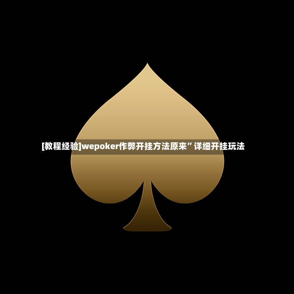 [教程经验]wepoker作弊开挂方法原来”详细开挂玩法-第3张图片