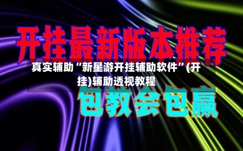 真实辅助“新星游开挂辅助软件”(开挂)辅助透视教程