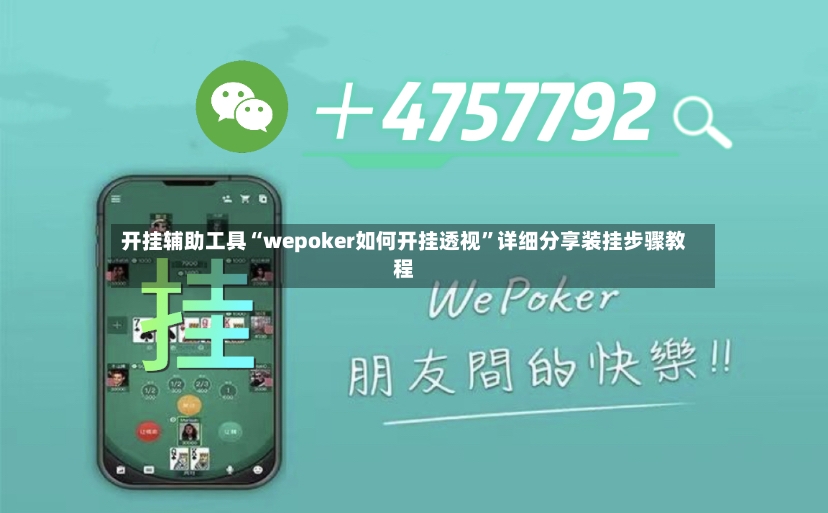 开挂辅助工具“wepoker如何开挂透视”详细分享装挂步骤教程-第2张图片
