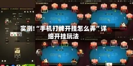 实测!“手机打牌开挂怎么弄	”详细开挂玩法-第2张图片