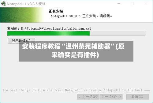 安装程序教程“温州茶苑辅助器”(原来确实是有插件)