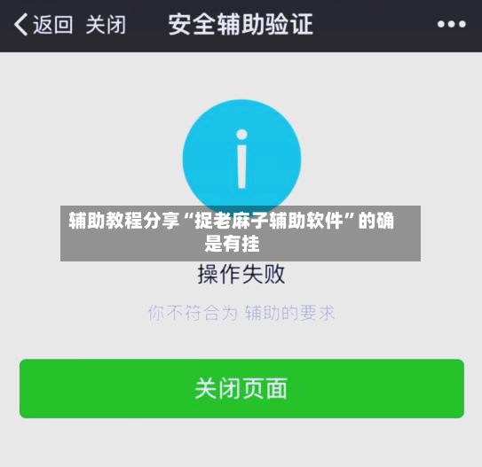辅助教程分享“捉老麻子辅助软件”的确是有挂-第2张图片