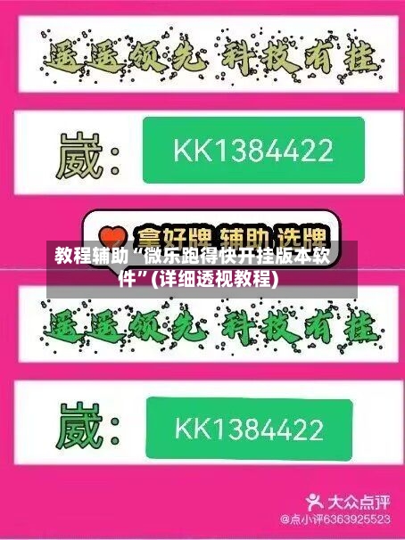 教程辅助“微乐跑得快开挂版本软件”(详细透视教程)