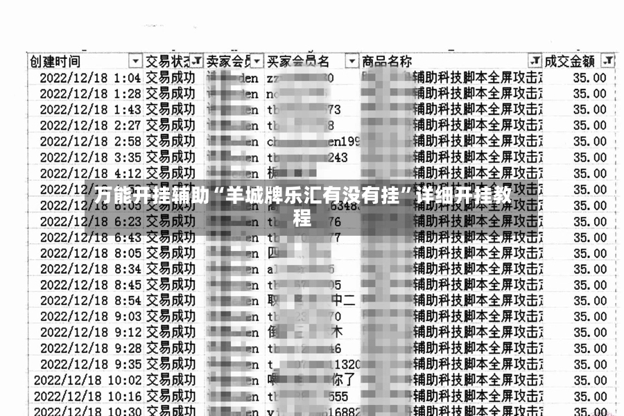 万能开挂辅助“羊城牌乐汇有没有挂”详细开挂教程-第3张图片