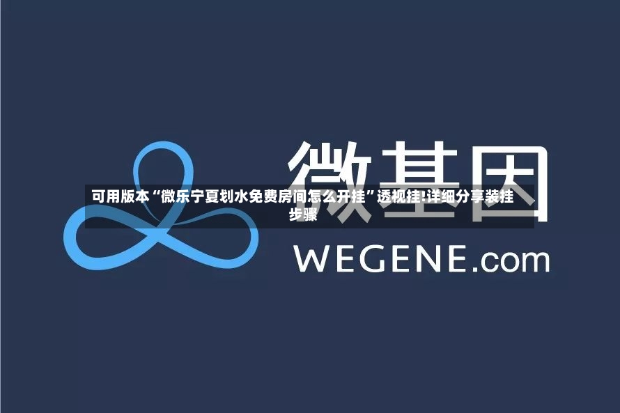 可用版本“微乐宁夏划水免费房间怎么开挂”透视挂!详细分享装挂步骤