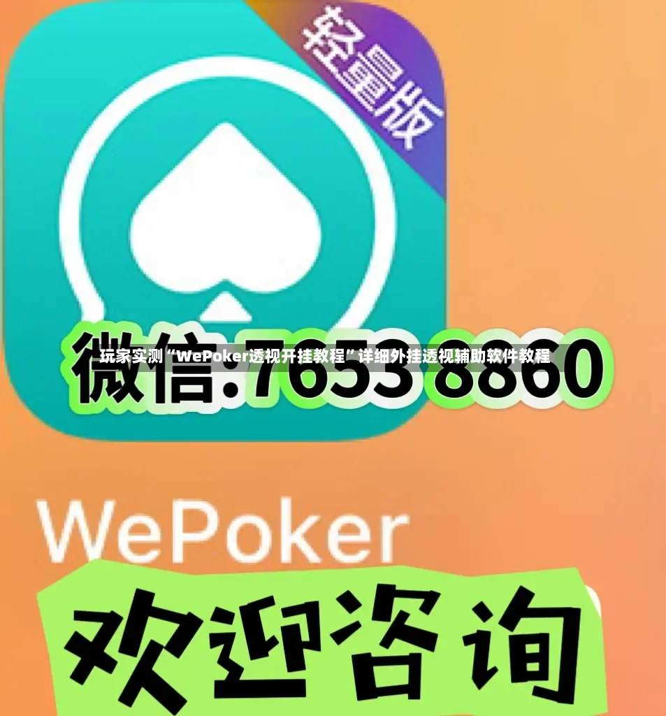 玩家实测“WePoker透视开挂教程	”详细外挂透视辅助软件教程-第2张图片