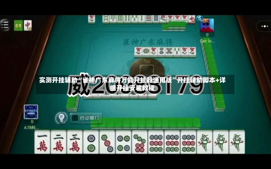 实测开挂辅助“雀神广东麻将万能开挂器通用版	”开挂辅助脚本+详细开挂安装教程-第3张图片