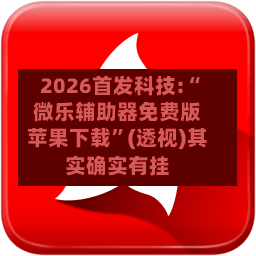2026首发科技:“微乐辅助器免费版苹果下载”(透视)其实确实有挂-第2张图片