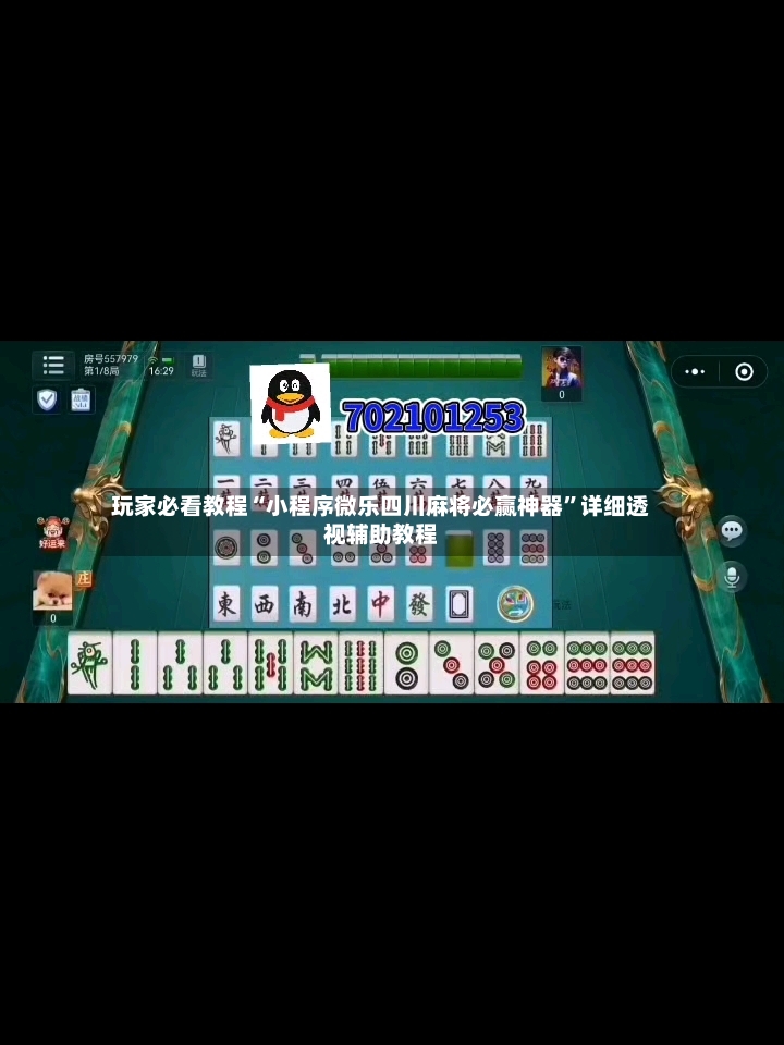 玩家必看教程“小程序微乐四川麻将必赢神器”详细透视辅助教程-第3张图片
