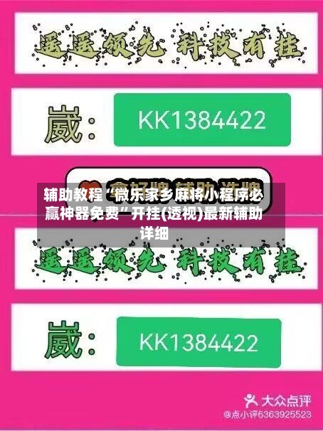 辅助教程“微乐家乡麻将小程序必赢神器免费”开挂(透视)最新辅助详细