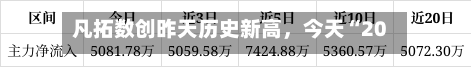 凡拓数创昨天历史新高，今天“20CM”跌停-第2张图片
