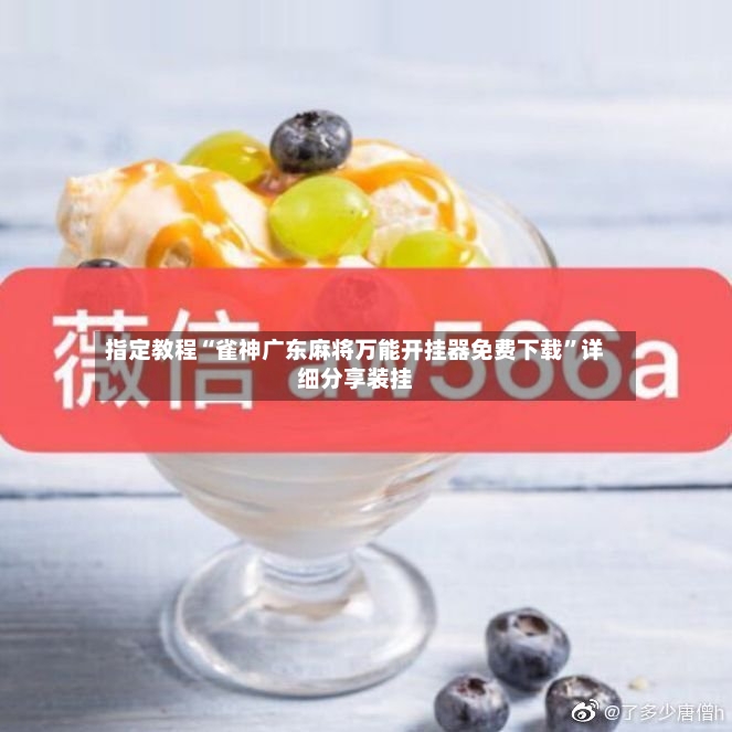 指定教程“雀神广东麻将万能开挂器免费下载”详细分享装挂-第3张图片