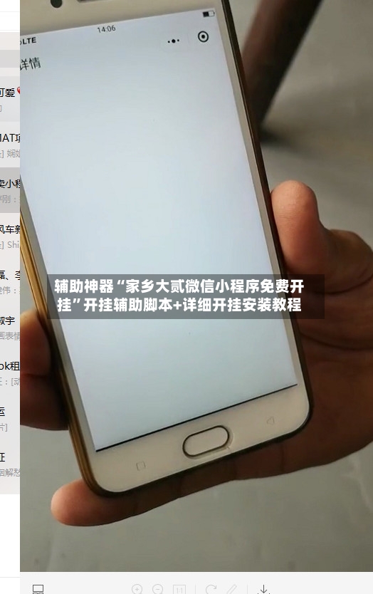 辅助神器“家乡大贰微信小程序免费开挂”开挂辅助脚本+详细开挂安装教程