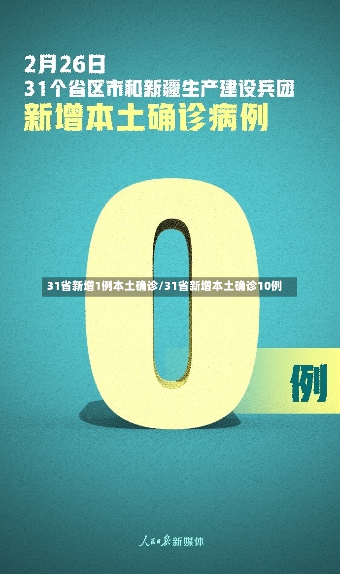 31省新增1例本土确诊/31省新增本土确诊10例
