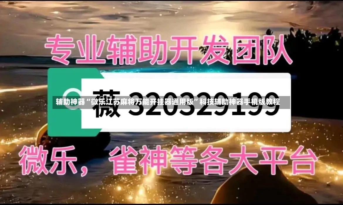 辅助神器“微乐江苏麻将万能开挂器通用版”科技辅助神器手机版教程-第2张图片