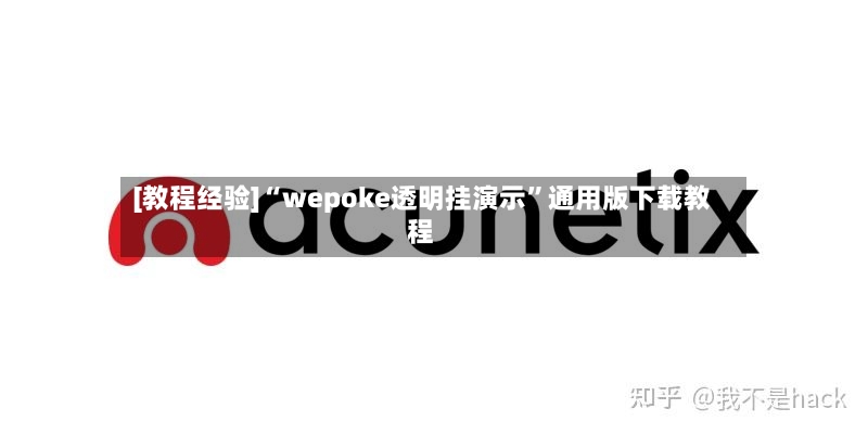 [教程经验]“wepoke透明挂演示”通用版下载教程-第3张图片