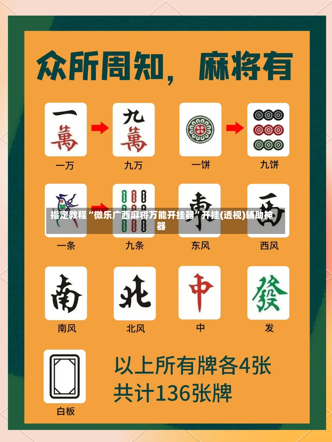 指定教程“微乐广西麻将万能开挂器”开挂(透视)辅助神器
