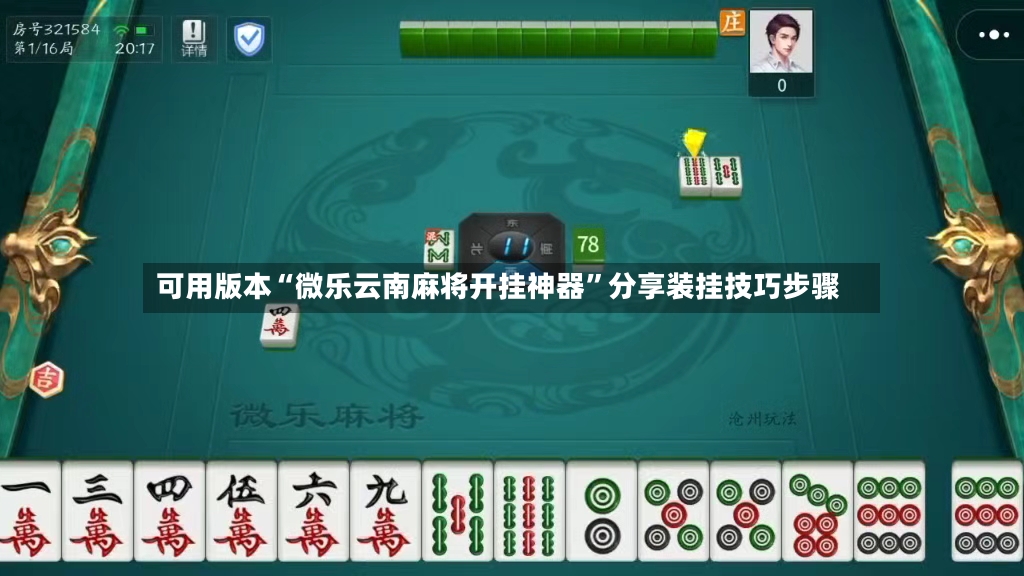 可用版本“微乐云南麻将开挂神器	”分享装挂技巧步骤-第3张图片
