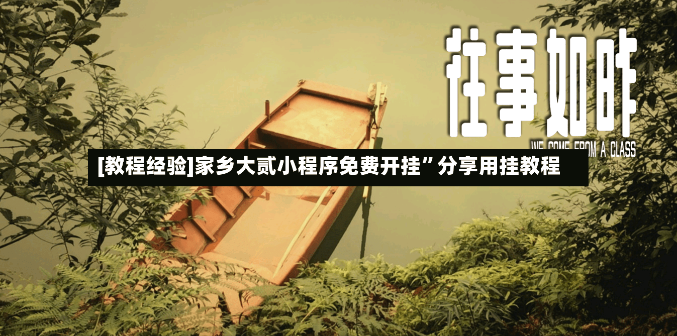 [教程经验]家乡大贰小程序免费开挂”分享用挂教程-第3张图片