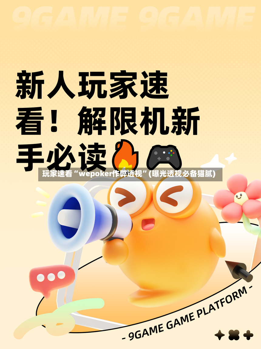 玩家速看“wepoker作弊透视”(曝光透视必备猫腻)-第3张图片