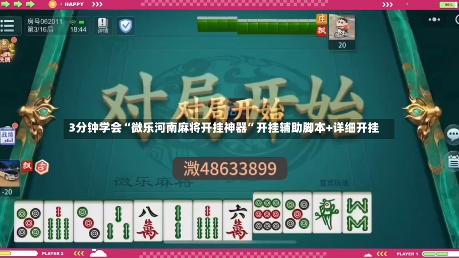 3分钟学会“微乐河南麻将开挂神器	”开挂辅助脚本+详细开挂-第2张图片