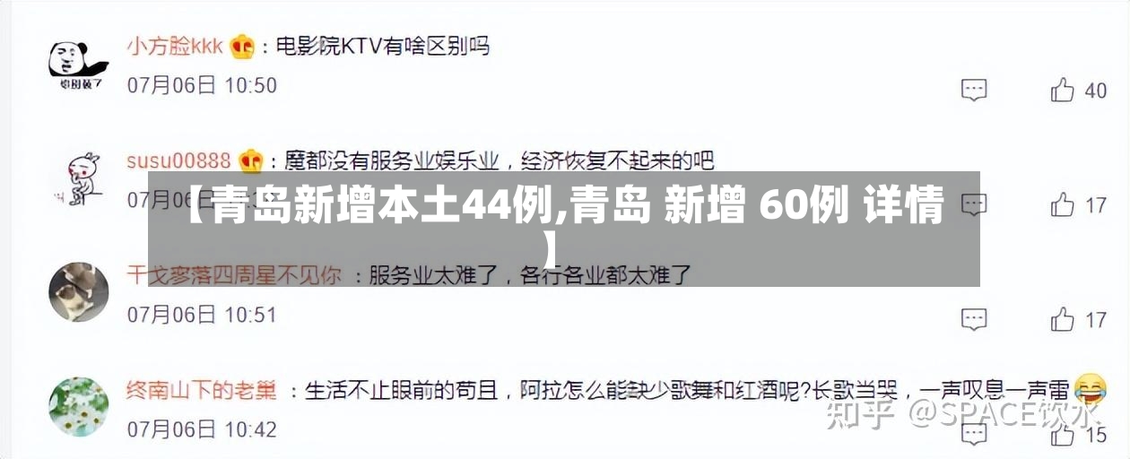 【青岛新增本土44例,青岛 新增 60例 详情】