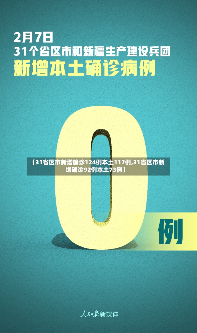 【31省区市新增确诊124例本土117例,31省区市新增确诊92例本土73例】-第3张图片