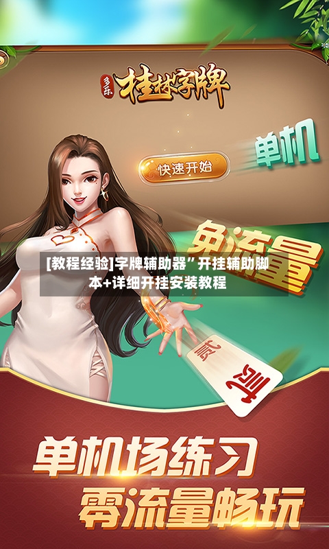 [教程经验]字牌辅助器	”开挂辅助脚本+详细开挂安装教程-第2张图片
