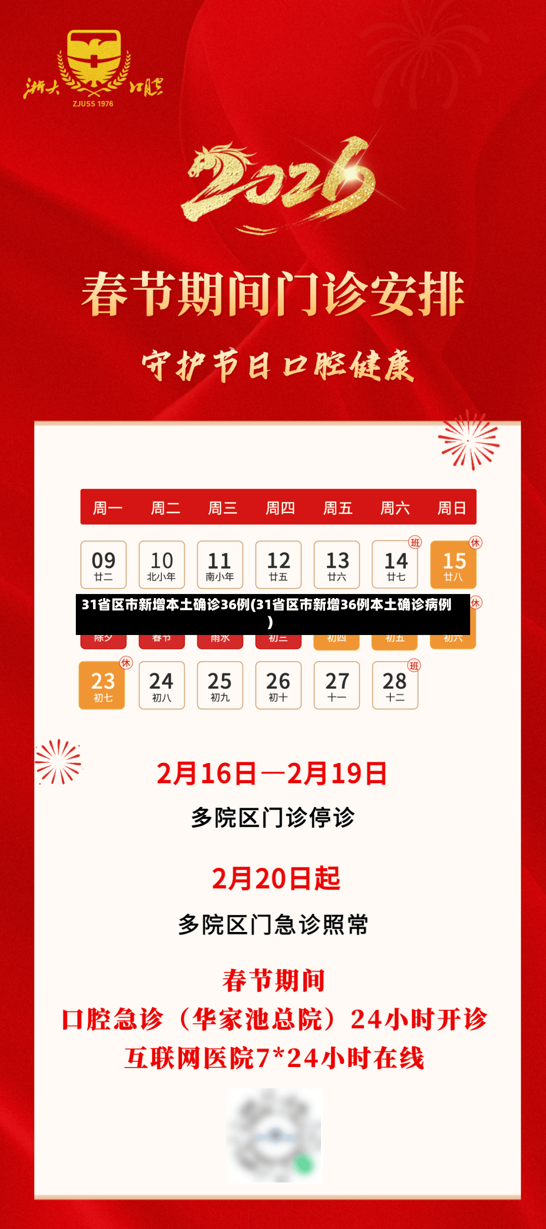 31省区市新增本土确诊36例(31省区市新增36例本土确诊病例)