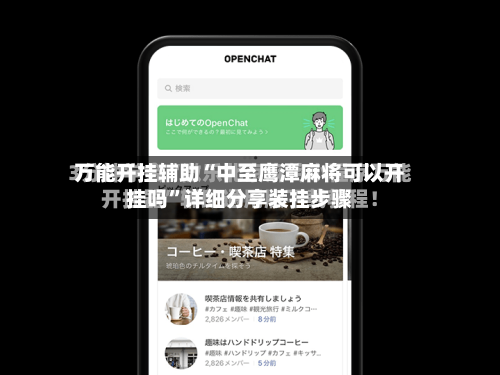 万能开挂辅助“中至鹰潭麻将可以开挂吗	”详细分享装挂步骤-第2张图片