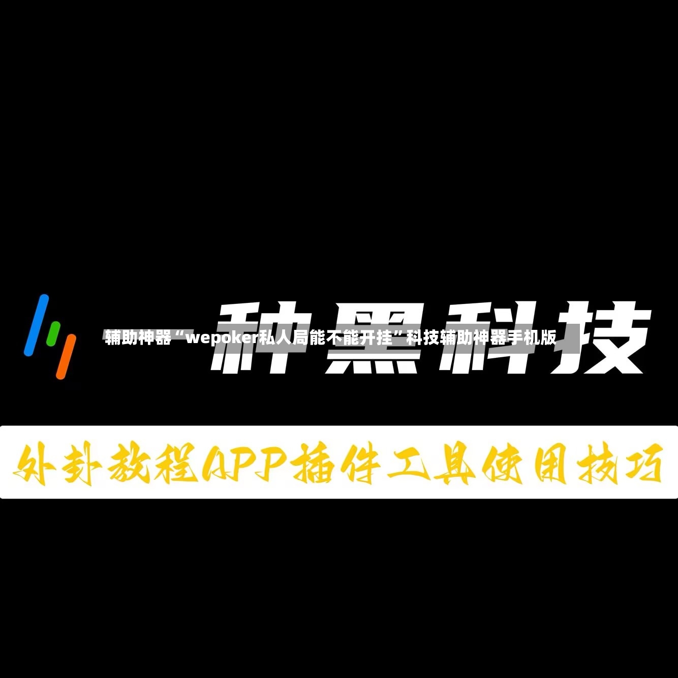 辅助神器“wepoker私人局能不能开挂”科技辅助神器手机版-第2张图片