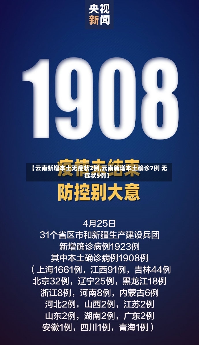【云南新增本土无症状2例,云南新增本土确诊7例 无症状5例】