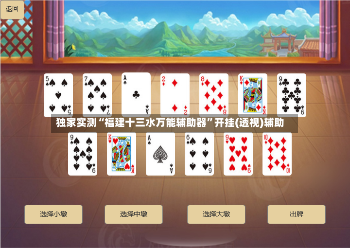 独家实测“福建十三水万能辅助器	”开挂(透视)辅助-第2张图片