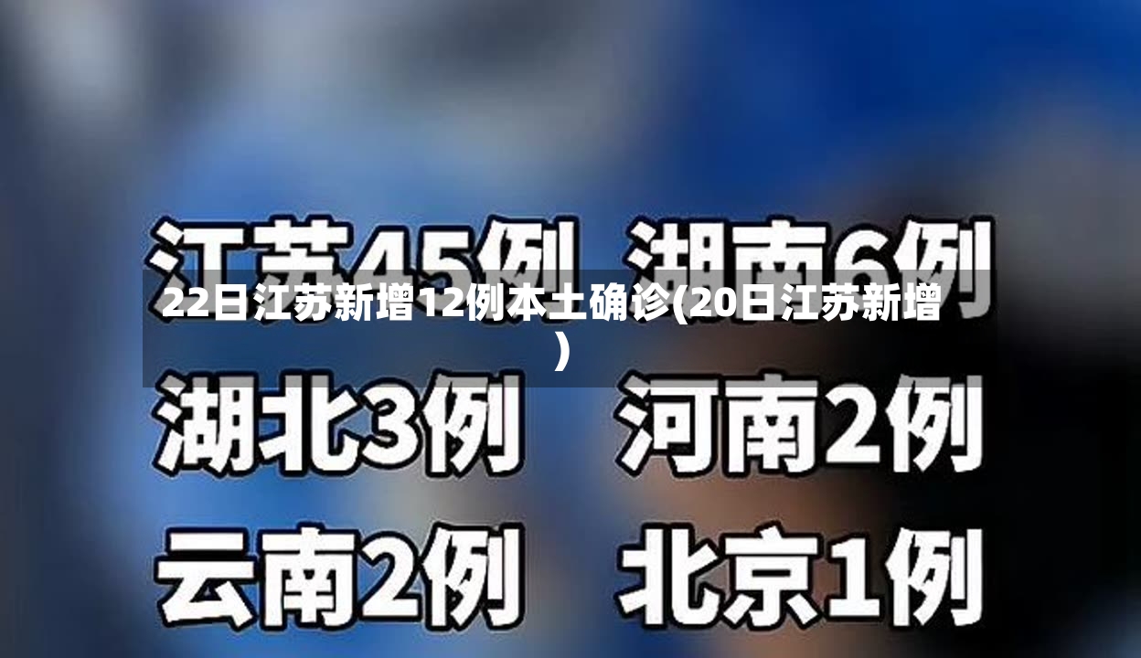 22日江苏新增12例本土确诊(20日江苏新增)