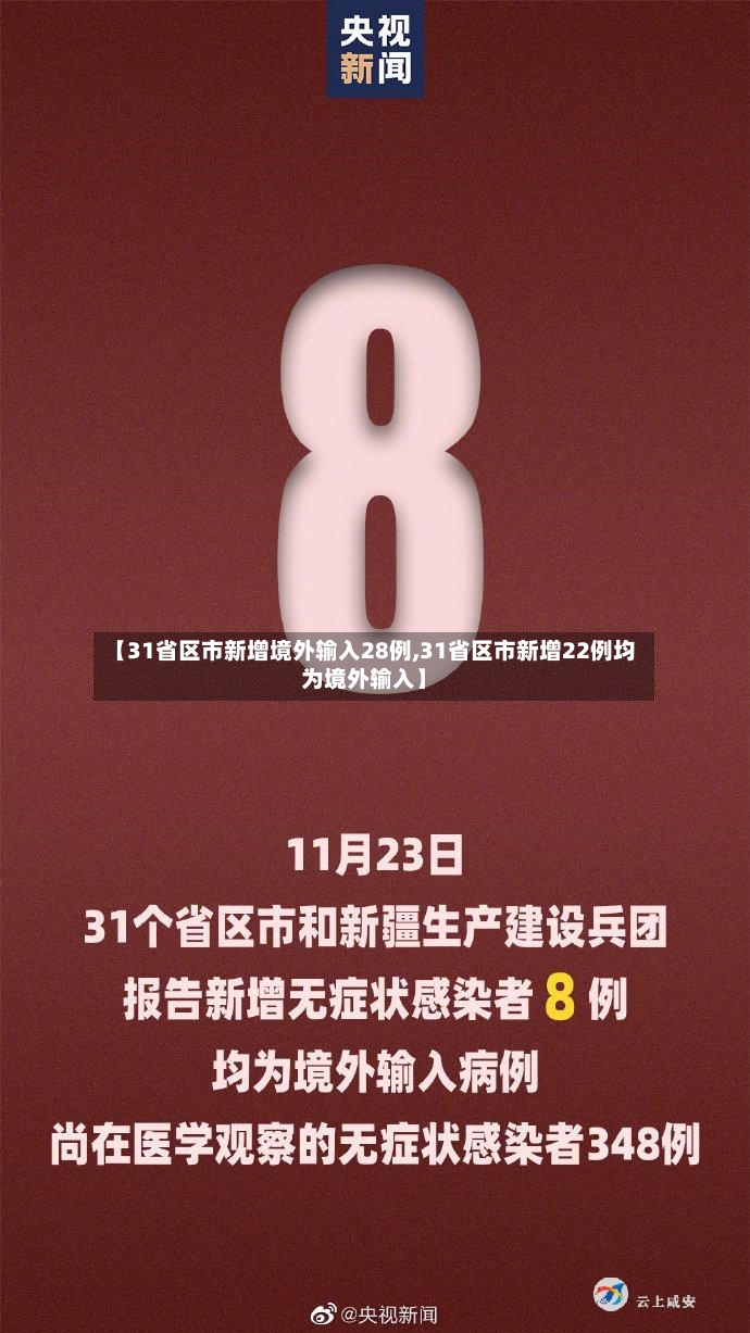 【31省区市新增境外输入28例,31省区市新增22例均为境外输入】-第3张图片