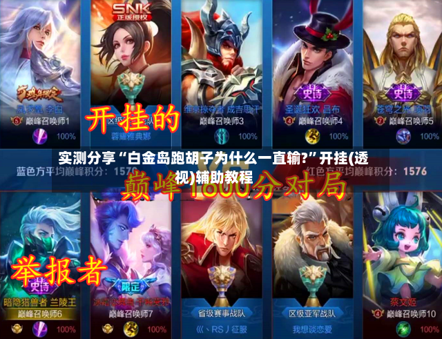 实测分享“白金岛跑胡子为什么一直输?	”开挂(透视)辅助教程-第2张图片