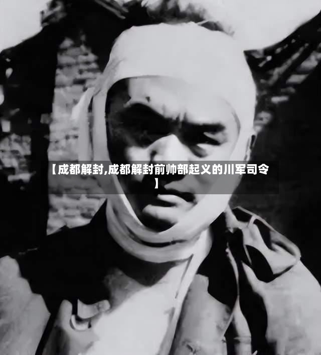 【成都解封,成都解封前帅部起义的川军司令】