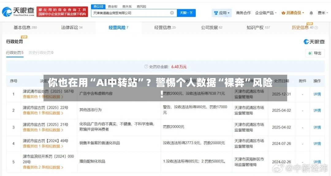 你也在用“AI中转站”？警惕个人数据“裸奔	”风险！-第2张图片