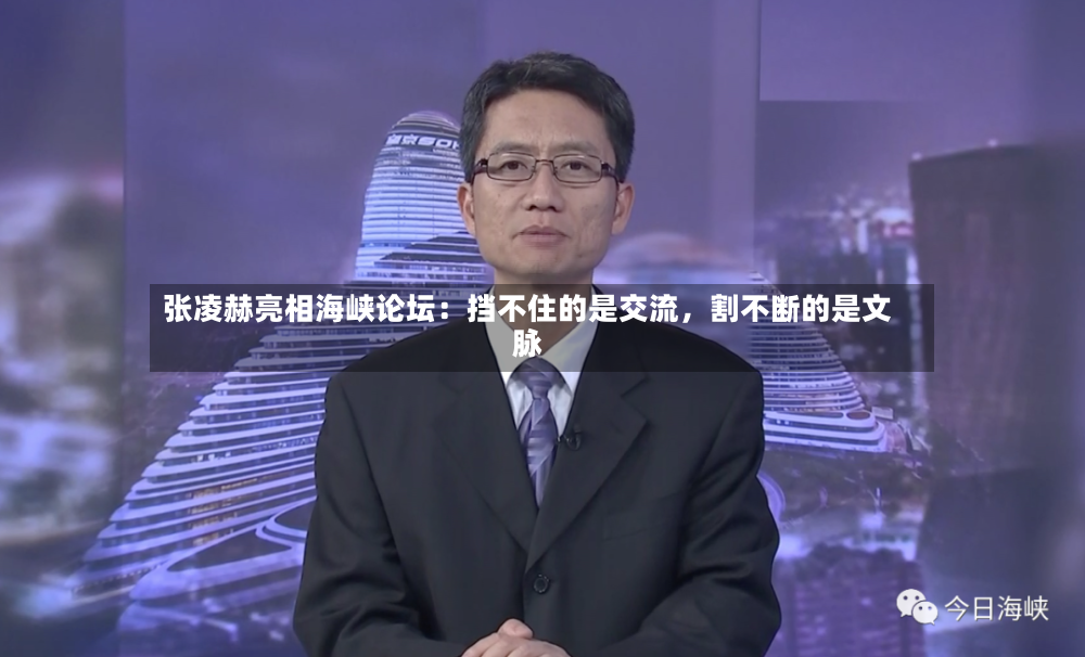 张凌赫亮相海峡论坛：挡不住的是交流	，割不断的是文脉-第2张图片