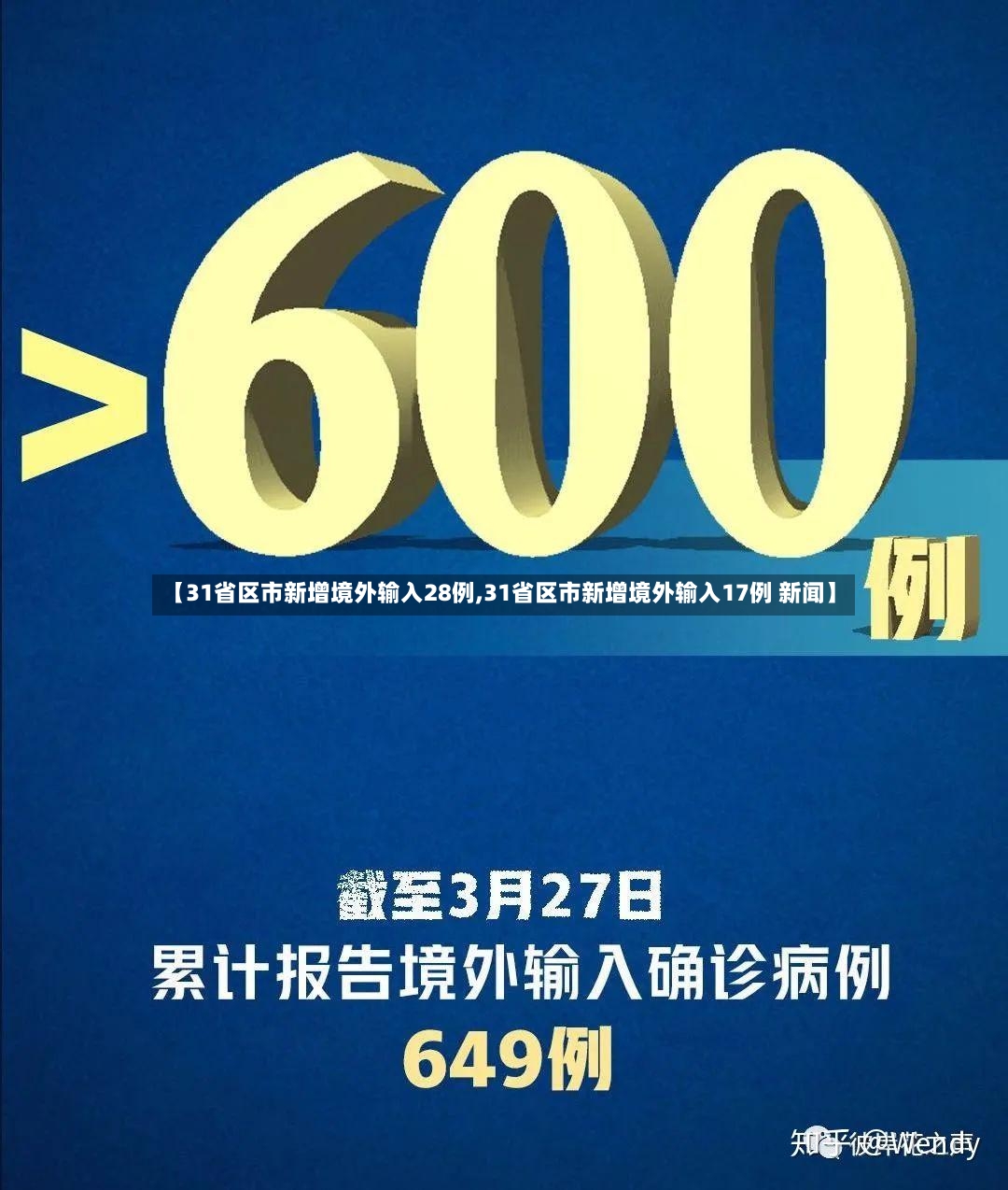 【31省区市新增境外输入28例,31省区市新增境外输入17例 新闻】-第3张图片