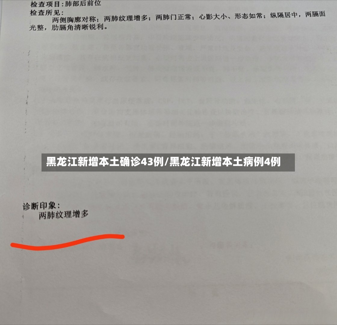 黑龙江新增本土确诊43例/黑龙江新增本土病例4例-第3张图片