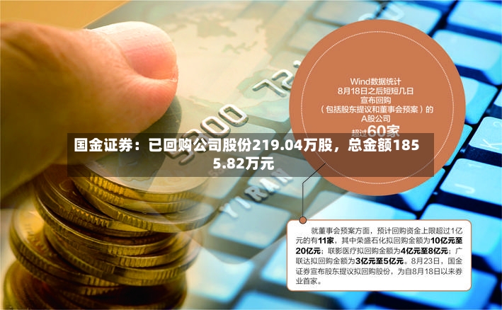 国金证券：已回购公司股份219.04万股，总金额1855.82万元